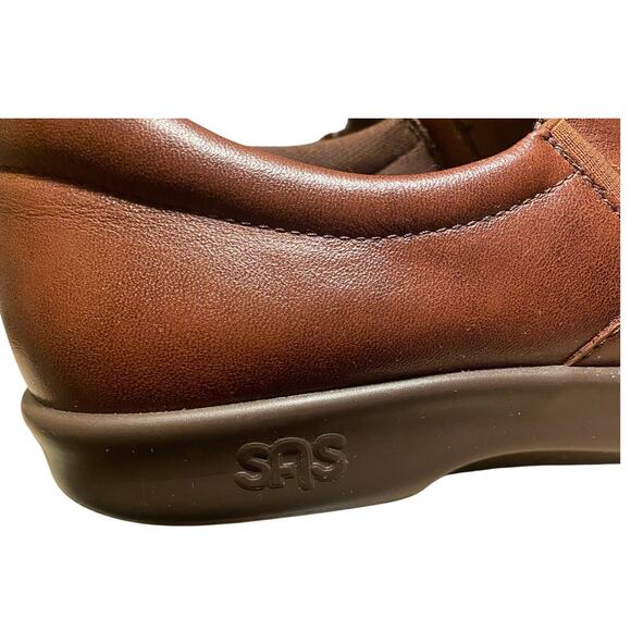 SAS "Viva" Women's Loafer, Leather, Brown, Slip On, Comfort, Size 7 - Picture 6 of 9